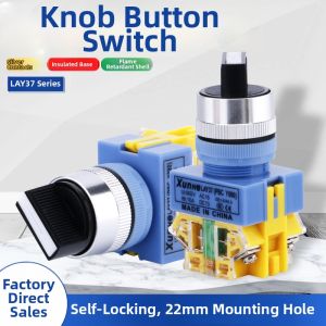 XunHe | Rotary Switch 2-position/3-circuit 22mm