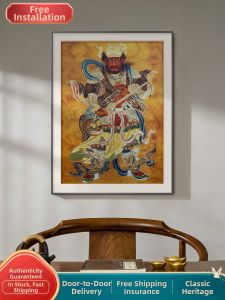 HAOJIUBUJIAN | Zhao Gongming Wealth God Copper Hand-carved New Chinese Style Wall Art