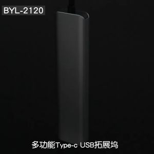 USB C Hub Multiport Adapter 5 in 1 Portable Space Aluminum 4K HDMI Output 2 USB 3.0 Ports SD/Micro SD Card Reader