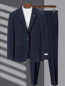 ROMON | ชุดสูทผู้ชาย Romon ทรงปกติ ลายสก็อต สีพื้น ชุดแต่งงาน ชุดทำงาน ชุดสูทลำลอง ชุดสูทผู้ชาย ชุดสูทผู้ชาย ชุดสูทลำลอง