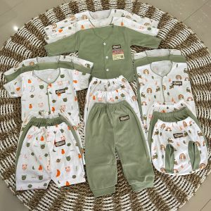 paket baju celana bayi 18pcs SNI