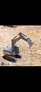 Remote Control Construction Engineering Vehicle | Realistic Die-Cast Style Digger Model Toy for Kids Boy