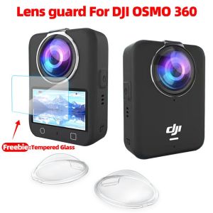 Lens Guard For DJI OSMO 360 Camera PC Anti-Scratch Transparent Lens Protectors Cover Film Action Camera Accessories