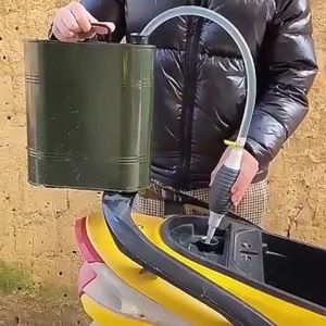 Car Fuel Tank Sucker Oil Transfer Car Fuel Pump Petrol Diesel Liquid Manual Pump Syphon Fuel Saver