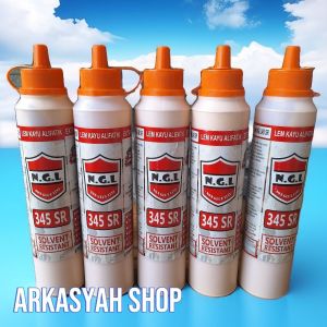 LEM PRESTO ALIFATIK NGL TAHAN PANAS 600 GRAM 5 BOTOL (LEM KAYU LEM SUPER LENGKET LEM SERBAGUNA)
