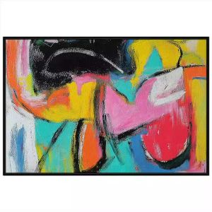 Tranh sáp dầu tranh trừu tượng hiện đại. Tranh treo tường dán tường canvas trang trí. CGI-1942