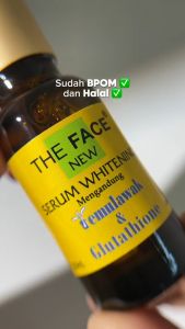 The Face Temulawak Series Whitening Serum With Glutathion 20ML Menyamarkan Noda Hitam Dan Mencerahkan Wajah