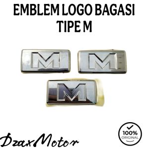 EMBLEM LOGO BAGASI TIPE M ORIGINAL