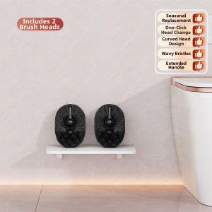 DUTE | No-Dead-Angle Wall-Hanging Toilet Cleaning Brush