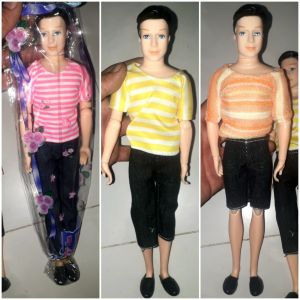 Búp bê khớp Nam có 11 khớp cao 32cm bằng nhựa tóc vẽ