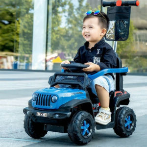 MLZH | Children Ride On Electric Car 4WD Remote Control Off-road Beach Toy