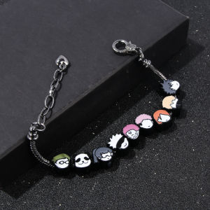 Anime Jujutsu Kaisen Metal Bracelet for Women Child Attractive Cute Figure Jewelry Bracelet Available for Daily Party Use Gifts