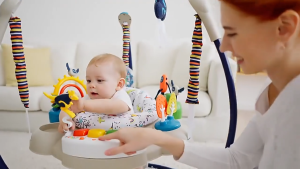 🔥 เด็กกระโดดเก้าอี้ ถ้ำกระโดดเก้าอี้ กระโดดเก้าอี้ เด็กวัยหัดเดิน 360 องศากิจกรรมหมุน ด้วยดนตรี แสง การฝึกหัดเดิน พัฒนาการเด็ก