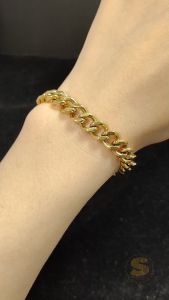 Sis Love Jewel Titanium Steel 18K Gold Plated Bracelet Chain Bracelet Women Jewelry B085