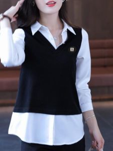 plus Size Womens Shirt Autumn Fashion Trending Beautiful Stylish Comfortable Casual Loose Fit Pure Color Commute Style