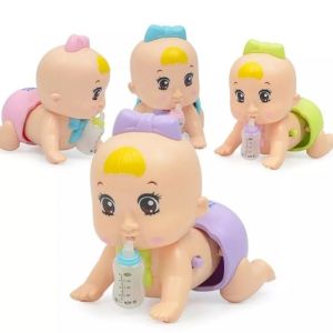Mainan Bayi Merangkak dengan Musik LED Menyala Mainan Musik