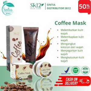 Coffe Mask Sr12 Masker Kopi Untuk Flek Hitam Bekas Jerawat Komedo Wajah Kusam Berminyak Herbal Bpom