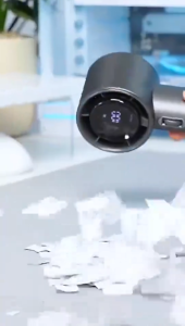 พัดลมพกพา ใช้ได้ 10ชม แบตเตอรี่ใหญ่ 4000mAh พัดลมเทอร์โบมือถือ ลมแรง ปรับระดับ วางตั้งโต๊ะ LED หน้าจอแสดงผล