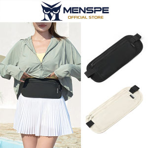 MENSPE กระเป๋ากีฬาผู้ชายกระเป๋ากระเป๋าคาดเอวบางเฉียบกระเป๋ากระเป๋าคาดหน้าอกปรับได้กระเป๋าครอสบอดี้กันน้ำแพ็คเอวสะโพกโทรศัพท์วิ่งจ๊อกกิ้งเข็มขัดสำหรับออกกำลังกายกลางแจ้งกีฬา