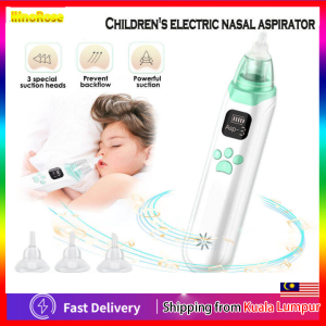 Baby Nasal Aspirator with Soothing Music & Anti-Backflow Technology