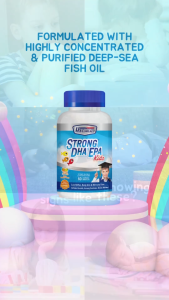 6 boxes US Clinicals Strong DHA EPA Kids 60s 新加坡儿童强脑力益智提升学习专注力咀嚼胶囊 Strong Brain Kids Omega 3 Fish Oil Kids