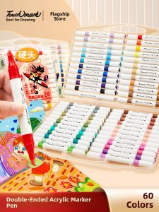 Touch mark | Double Tip Non-see-through Stackable Safe for Kids Washable Markers