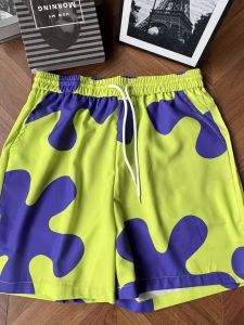 Quần Short Nam Ice Silk Five-Five Beach Vacation Quick Dry Cool Sensation Summer Loose Fit Casual Straight Leg mid Waist