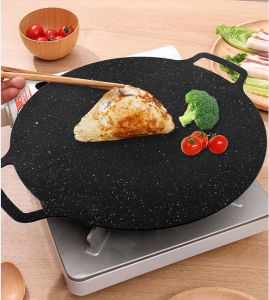 CHẢO NƯỚNG VÂN ĐÁ CHỐNG DÍNH HÀN QUỐC 33cm Bán lổ