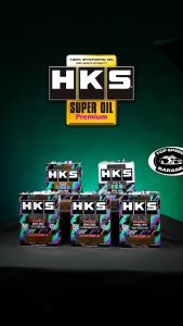 HKS SUPER OIL PREMIUM 5W-30 - API SP/ILSAC GF6A - Fully Synthetic Engine Oil 4Liter [ Made in Japan ]