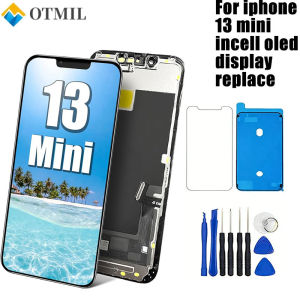 Oled Screen for iPhone 13 Mini LCD Display for iPhone 13Mini A2481 A2626 A2629 A2630 A2628 Replacement Touchscreen Digitazer
