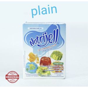 Nutri jell jelly powder puding 1box 12sachet 10gr