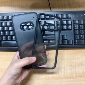 Hybrid Acrylic Clear/Matte Phone Case for Nothing Phone 3A Pro 2A Plus Phone 2 CMF Phone 1 Cover Casing
