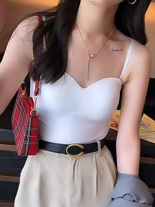 SFL CROP TOP TANK TOP TANKTOP ATASAN PAKAIAN WANITA OUTER INNER PREMIUM LEMBUT PEREMPUAN LADY WOMAN KAMISOL KAOS REMAJA DEWASA MURAH CUP BUSA WIRELESS COD 278