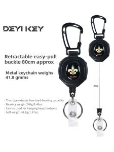 DEYIKEY | Anti-Loss Extendable High-Elasticity Keychain