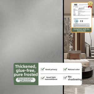 EKV | Matte Privacy Bathroom Window Door Glass Sticker
