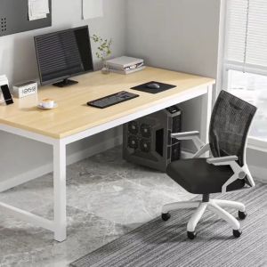 โต๊ะทำงานไม้สีเทา ปรับระดับได้ พร้อมชั้นวางของ 300KG สำหรับสำนักงานและบ้าน โต๊ะคอมพิวเต โต๊ะทํางาน โต๊ะสํานักงาน โต๊ะวางของ โต๊ะทำการบ้าน