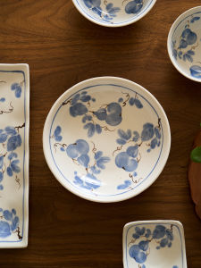 Bát Đĩa Sứ Hình Chữ Nhật 8 Inch Dùng Trong Gia Đình Bát Đựng Sushi Bát Đĩa Tròn Hình Chữ Nhật Bát Đĩa Sứ Tráng Men