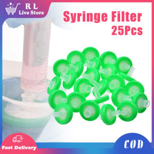25pcs/pack Laboratory Syringe Filter Plastic Nylon Filter Membrane 13mm 0.22 Micron Disposable Lab Supplies