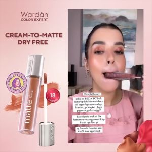 WARDAH Exclusive Matte Lip Cream 4gr: Lip Cream Mat Untuk Wanita