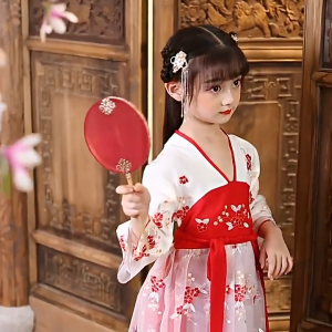 1 PC Chinese Traditional Style Girls Dress Childrens Princess Costume Role Playing Photography Props Costumes Chinese Style Hanfu