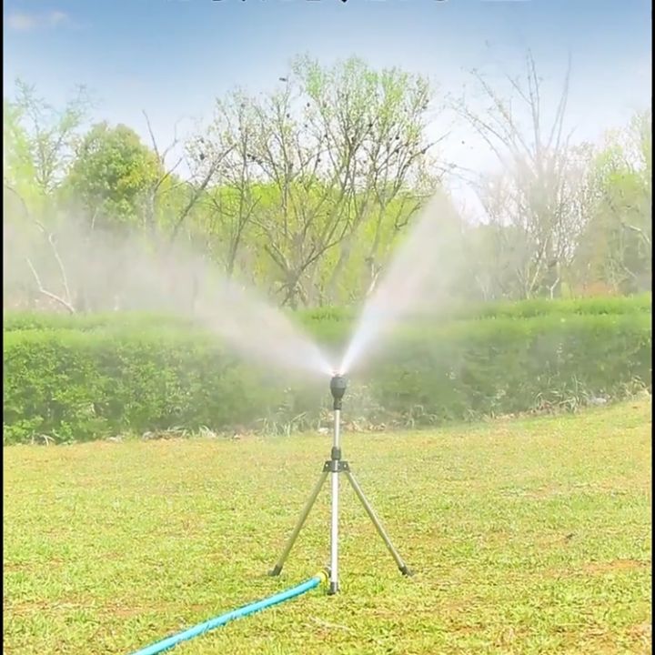 สปริงเกอร์ตีน้ำ 360 องศา อัตโนมัติ ฉีดน้ำระยะไกล