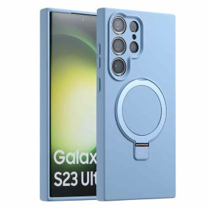 Ốp Lưng Điện Thoại Samsung Galaxy S26 Ultra S25 Edge S24 S23 Plus Bằng Silicon Lỏng Tích Hợp Nam Châm Chống Sốc Tương Thích Với Mac Safe