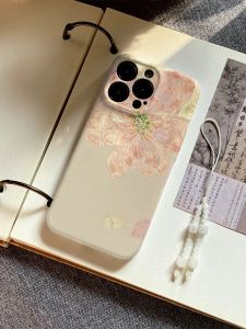 Artistic Niche Mobile Phone Case for Apple 14promax Vintage Personalized 15FILM 13New Chinese Style 12 Qingfen Lotus New Advanced Sense Not Clashing New Model