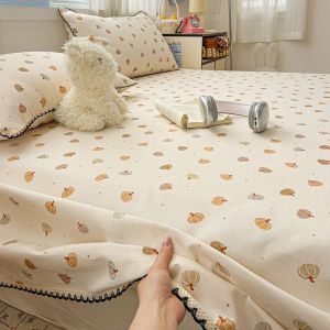 KAMONI | Cotton Coarse Cloth Summer Bed Sheet