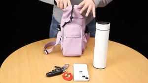 【Fast Delivery | Local Stock】 Insulated Water Bottle Bag Protective Sleeve Adjustable Strap Vacuum Cup Carrier Cover Portable with Phone Pocket Thermos Bottle Holder for Outdoor
