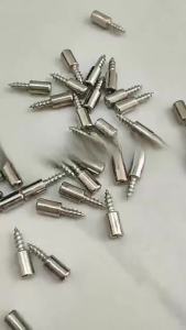 Self-Tapping Shelf Support Pegs Anti-Slip Sleeve Furniture Closet Shelf Pins Support Screws for Kitchen Glass Laminate Board