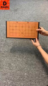 Bộ cờ tướng nam châm nhựa có bàn là hộp đựng cờ CT03 cỡ đại 37x37cm Cờ tướng có lực hút nam châm mạnh D Danido