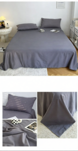 HAOMIAN | Thick Flannel 100 Cotton Bed Sheet