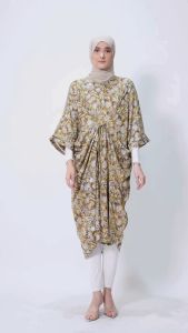 Urban Exchange Dinaya Kaftan Brown - Gamis Kaftan Rayon Brown
