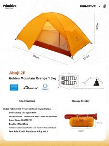 The Primitive | Portable Lightweight Windproof Waterproof Tent